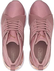 Buy PUMA Women's Muse X-2 Metallic Wn s Foxglove-Rose Gold Sneaker